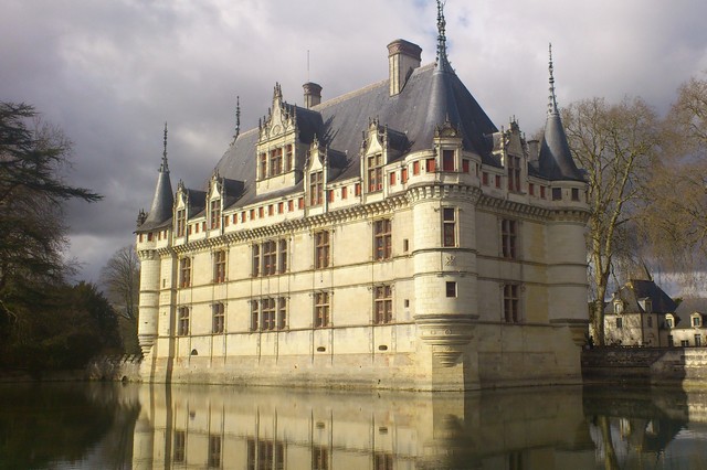 Castle of Azay Le Rideau in the Loire Valley