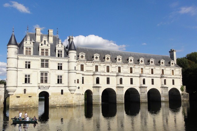 Castle of Chenonceau in Indre and Loire