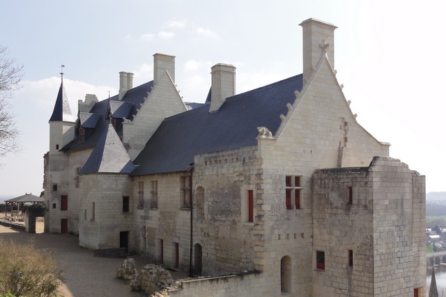 Chinon Fortress medieval city of Chinon Touraine